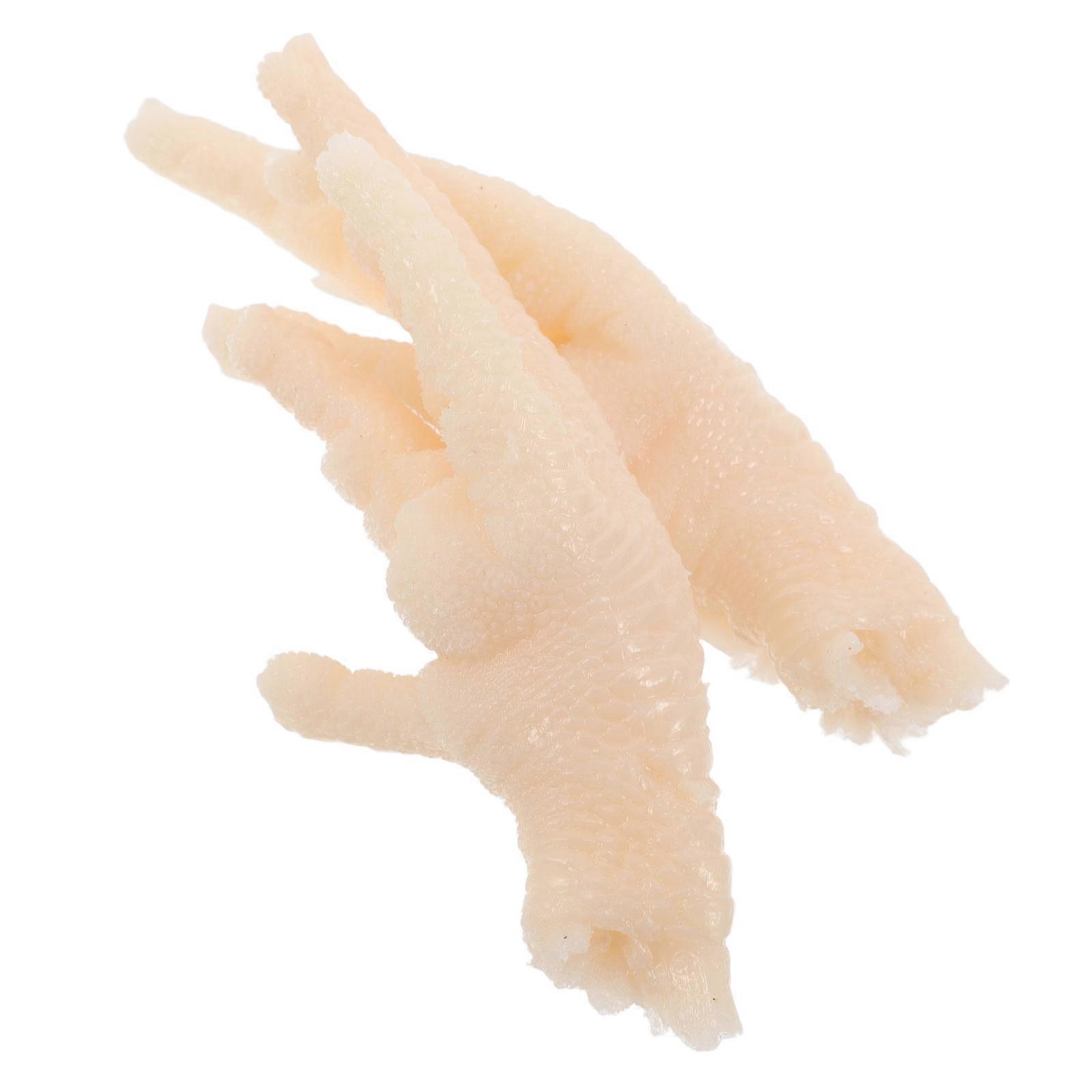 Fake Chicken Feet Simulation Food Model for Photography 10Pcs Artificial Food Decoration