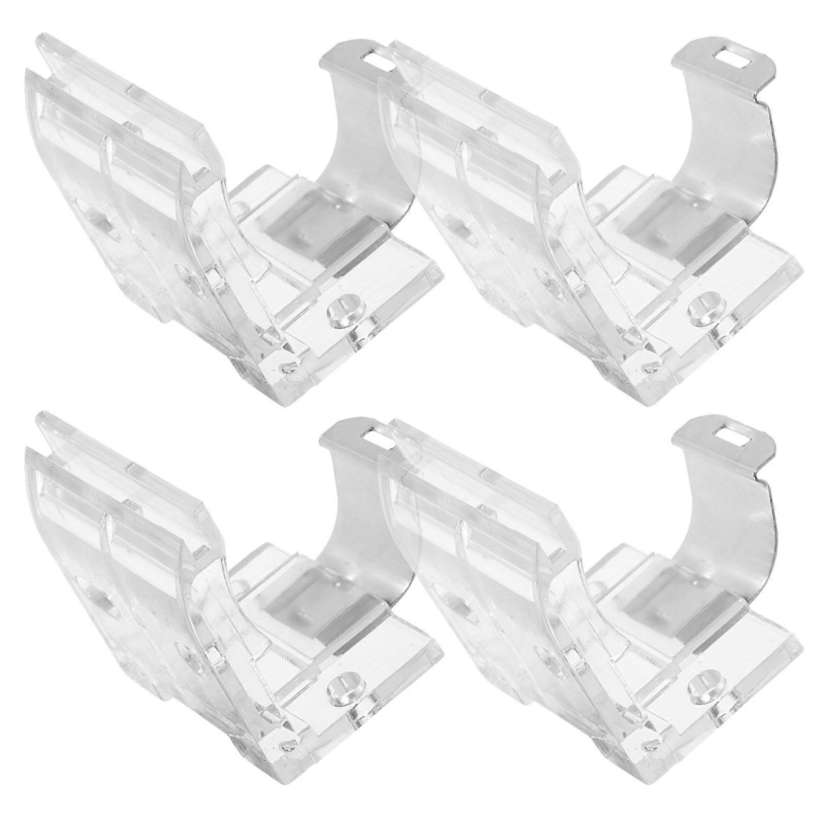 Metal Blind Brackets Cordless Shade Bracket with Mounting Clips 4Pcs