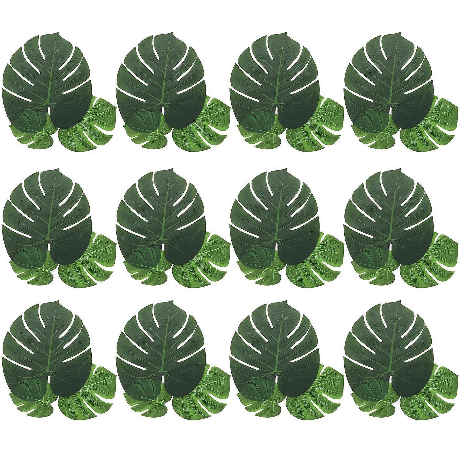 Table Placemats Monstera Leaf for Dining Table 180Pcs Green Mats