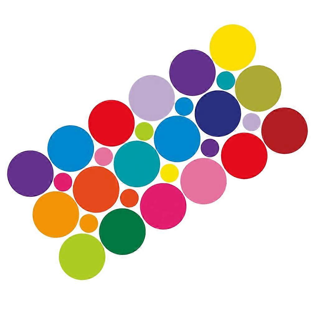 Wall Stickers DIY Self-Adhesive Round Dots Decals 5Sets for Room Decor