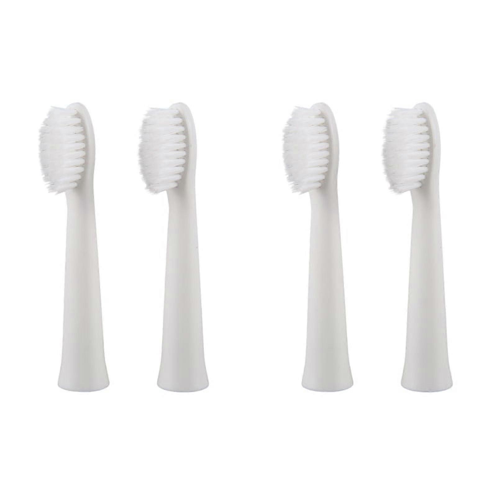 Replacement Brush Heads for EW0972 Toothbrush, White, 4 Count