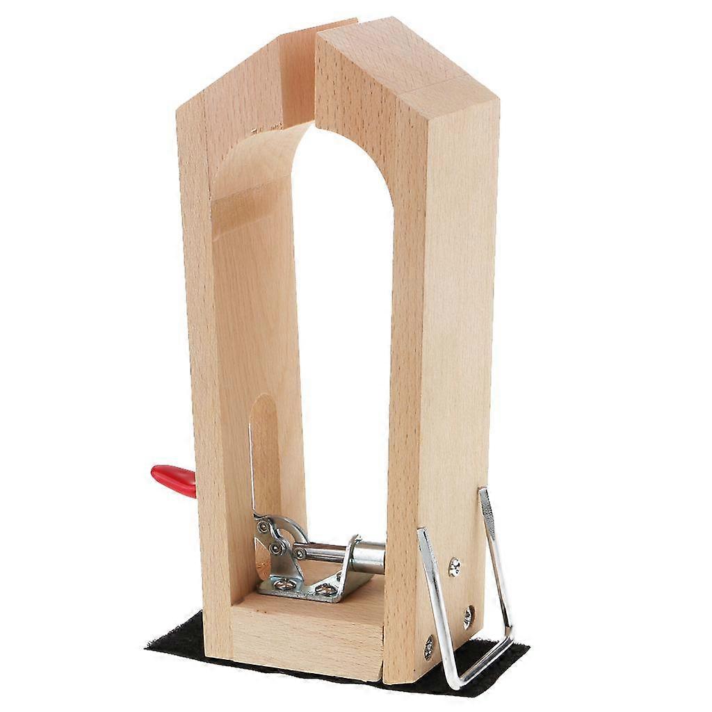 Leather Craft Hand Stitching Sewing Lacing Wooden Clamp Table Desktop Tools