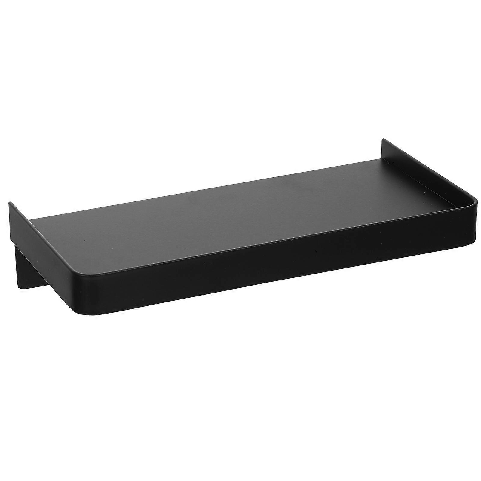 Wall Mounted Metal Phone Shelf for Storage Use 5Pcs Stick-on Adhesive Shelf