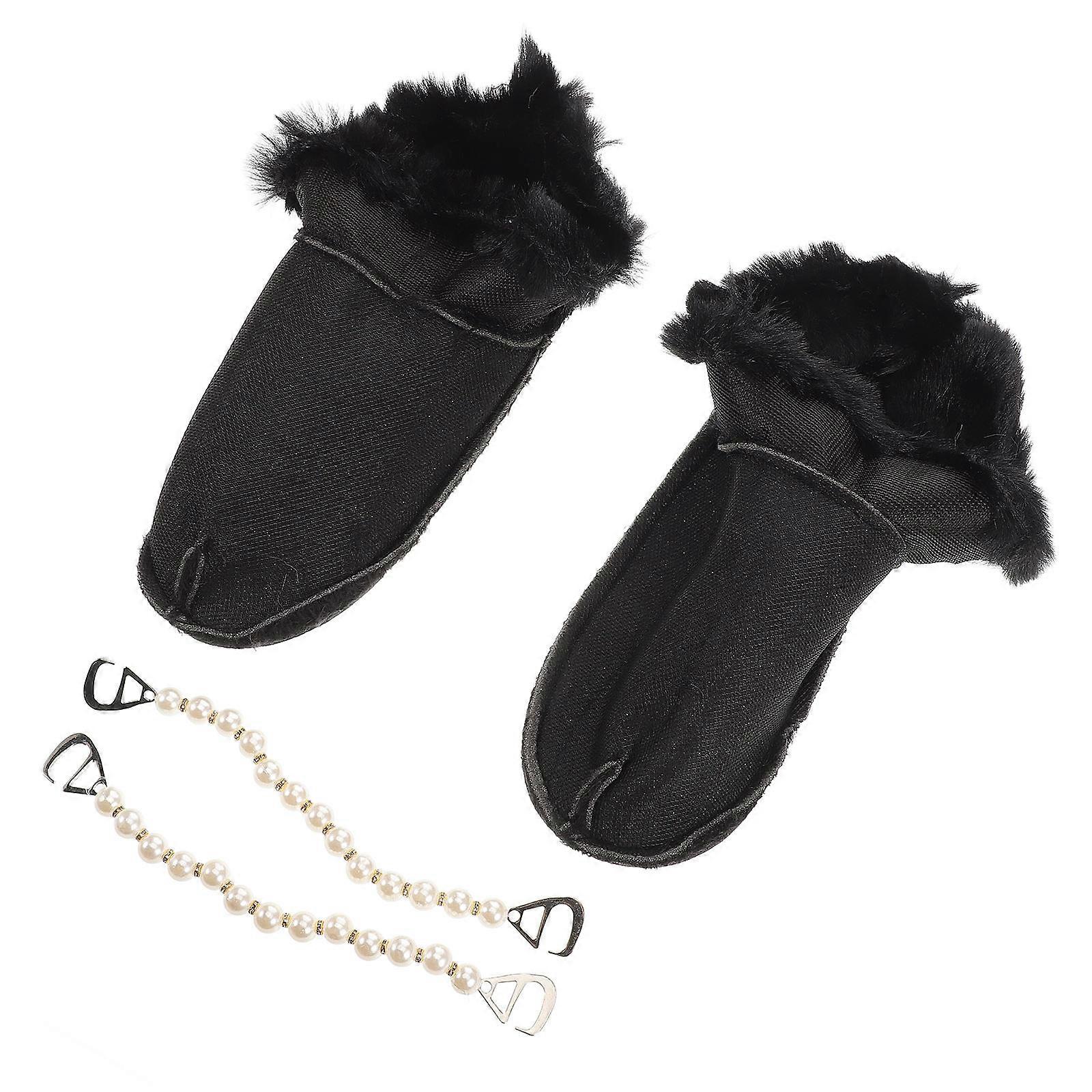 Winter Shoe Inserts 4 Pairs Fluffy Lint Liners For Men And Women Size 42/43 Featuring Insulation And Easy Replacement Options