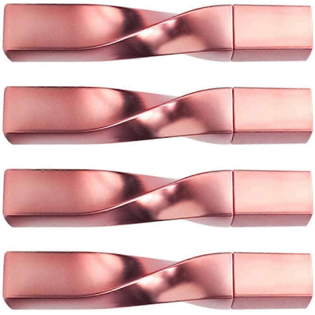 Rose Gold 16 Pcs Refillable Bottles Sample Container For Makeup Application Eyelash And Eyebrow Travel Storage