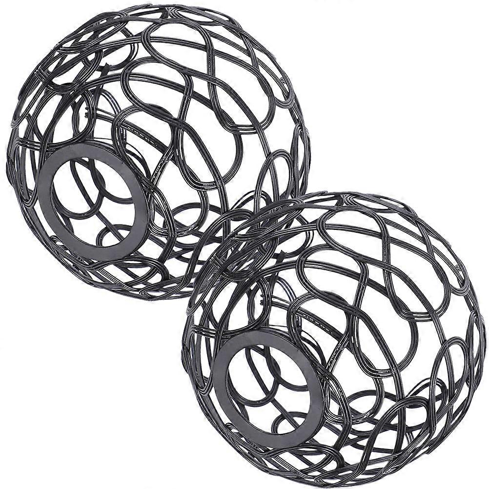 Iron Lamp Shade Ceiling Lamp Shade for Pendant 4Pcs Black Lampshades