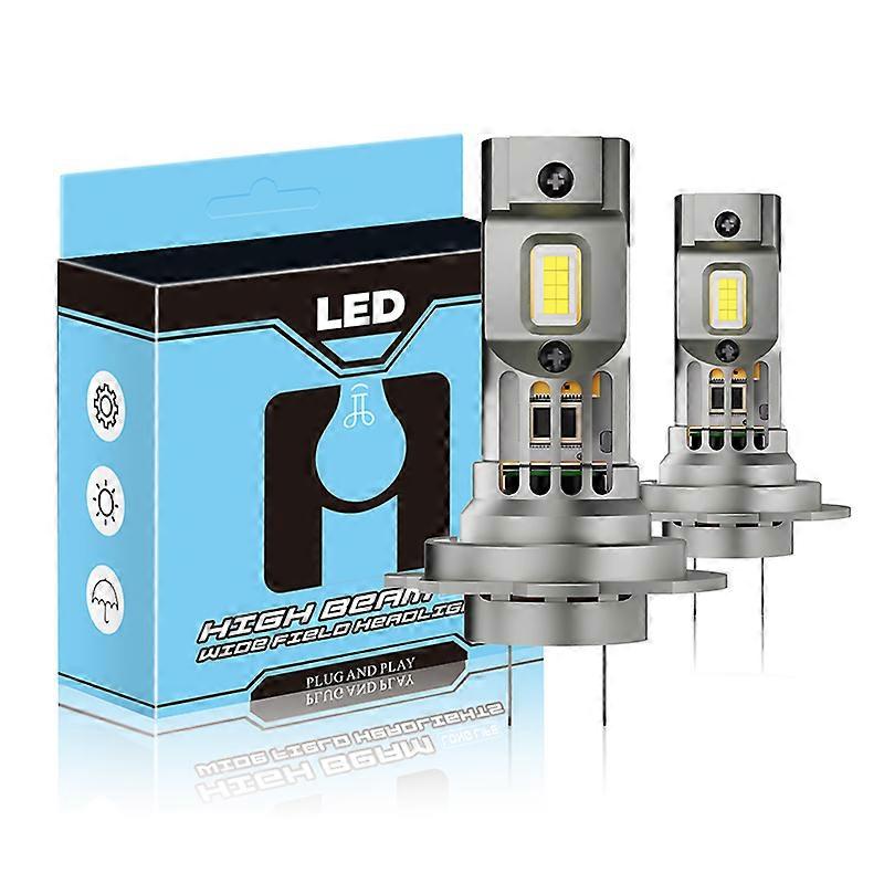 Quality 2x Mini H7 H4 H11 H8 H9 9005 9006 HB3 HB4 LED Headlight Bulb 50W 20000LM 6500K Car Headlamp Auto Lamps Turbo Led 12V Automobile