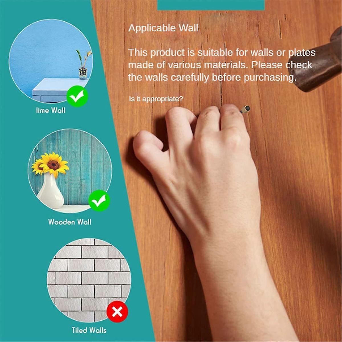 90Pcs 3 Sizes Picture Hanging Nails for Wall Decor Hanging Frame Kit