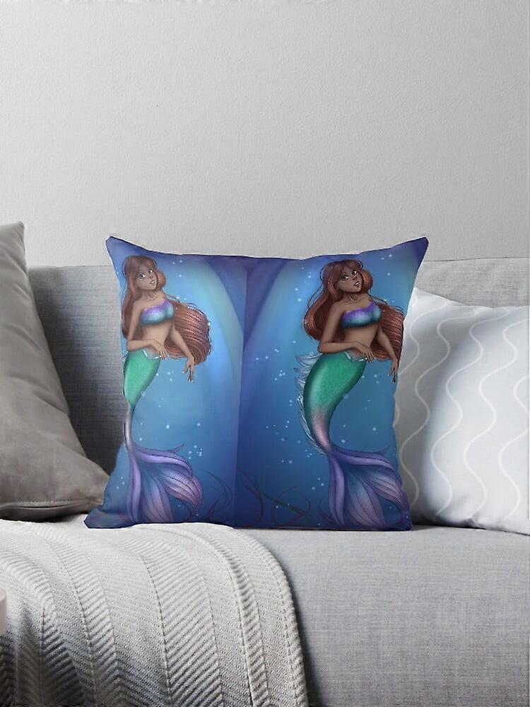 AIVO Ariel La Sirenetta (2023) Copricuscini Copricuscino Copricuscino Divano Due Lati