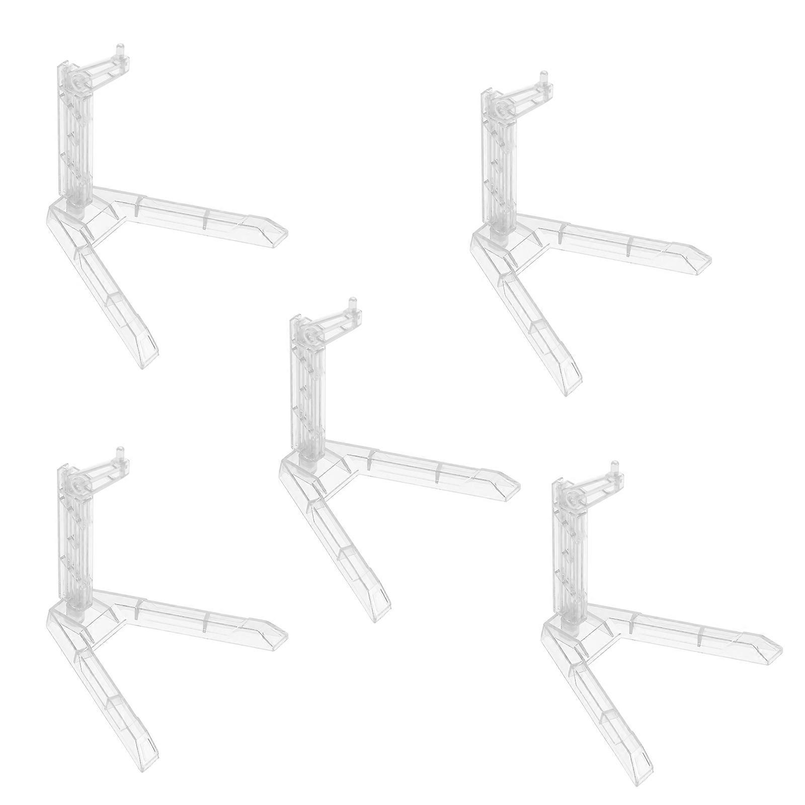20Pcs Action Figure Stand for Model Display Plastic Holder with Stable Support
