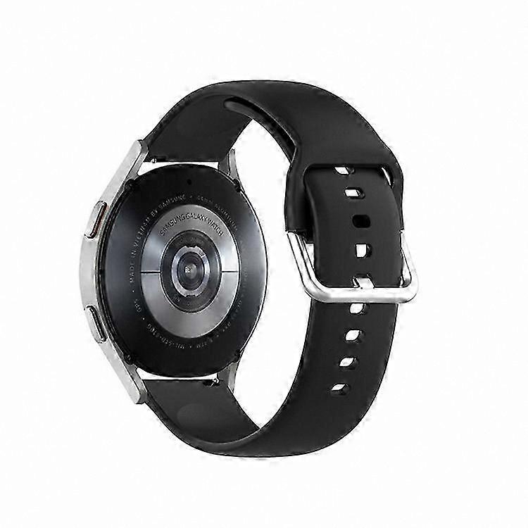 Soft Silicone Watch Band Strap, Adjustable Solid Color Fit for  Galaxy Watch 4/Peak