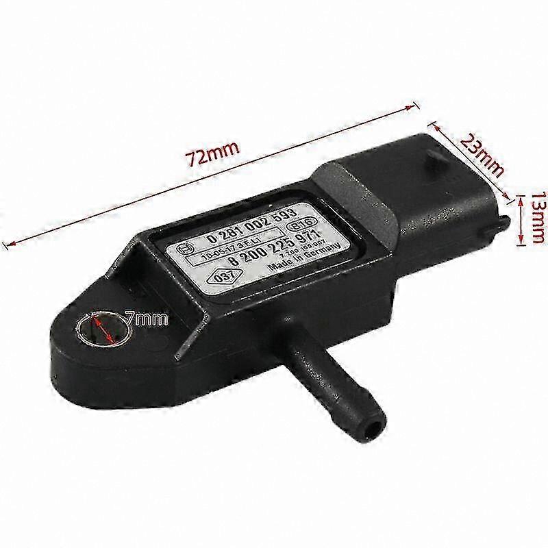 Pressure Sensor for Vehicle Intake Systems Compatible with Renault and Fiat Models