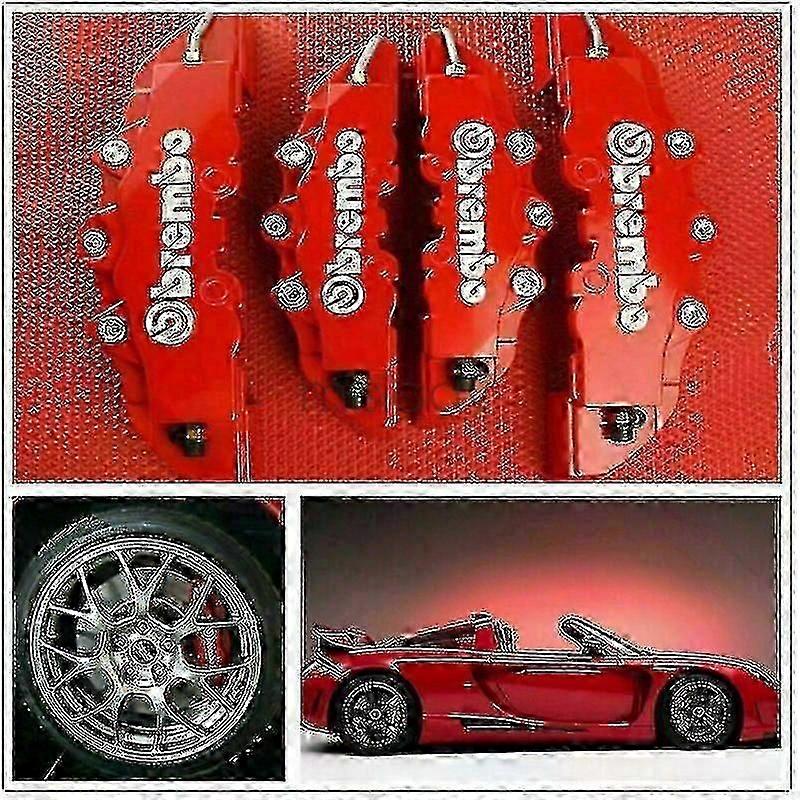 4pcs 3d Car Brake Caliper Covers Set