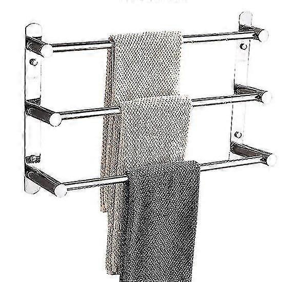 Towel Bars Retractable Bathroom Towel Rack With Hooks Multi-layer