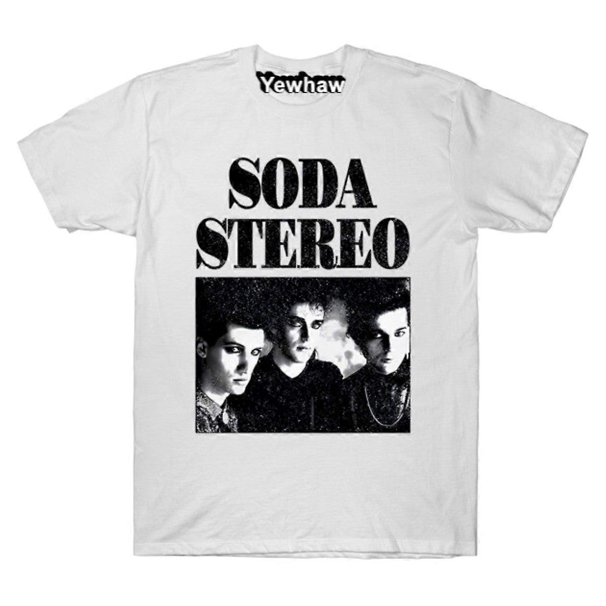 Černobílé vintage tričko Soda Stereo
