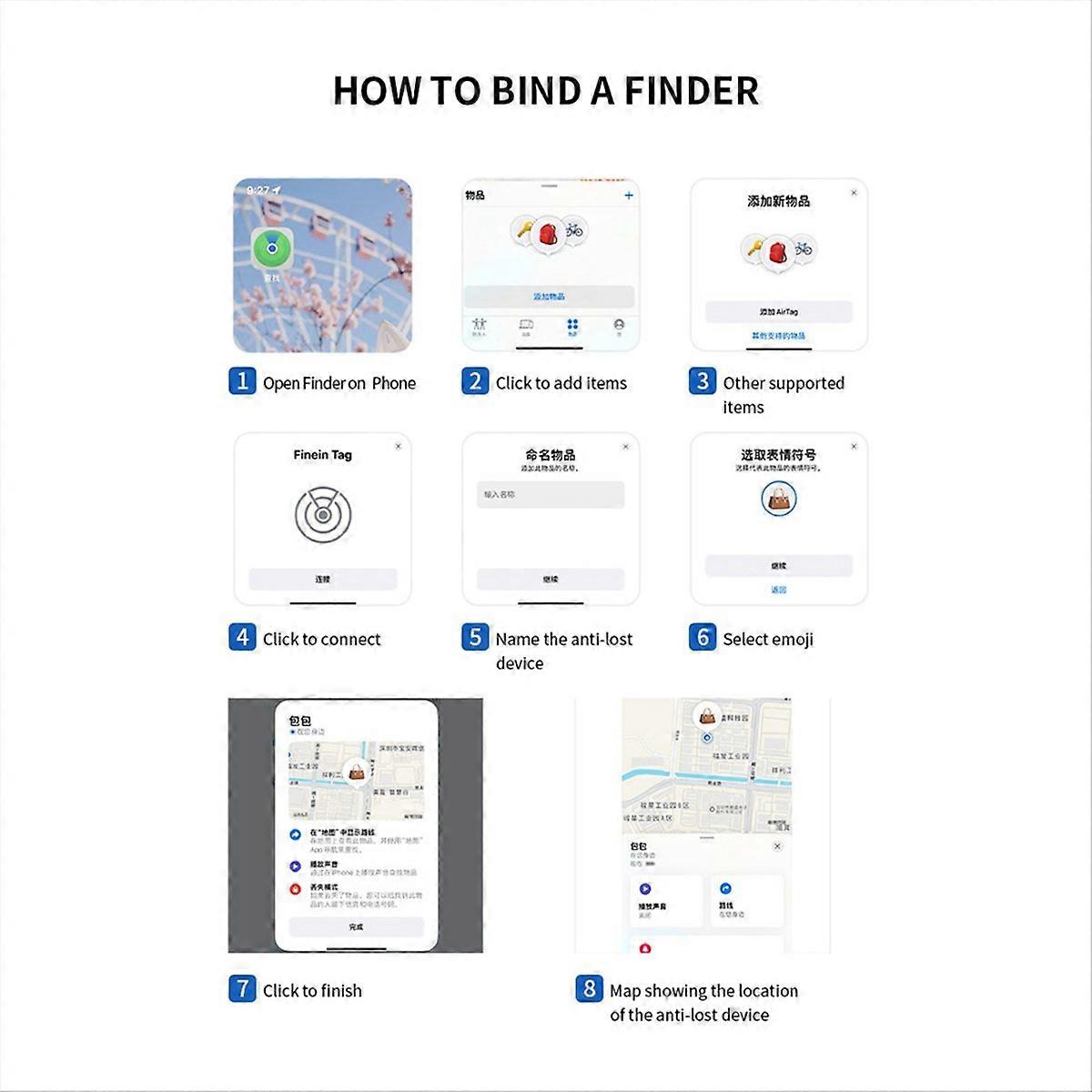 GPS Tracker Smart Tag Bluetooth Locator Tracking-Gerät Artikel Finder