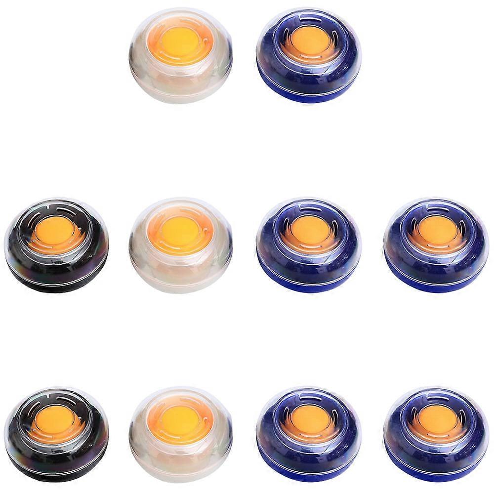 Mizh 10Pcs Sponge Cup Wet Hand Fingertip Moistener Sponge Finger Wetted Tool for Counting Cash (Random Color)