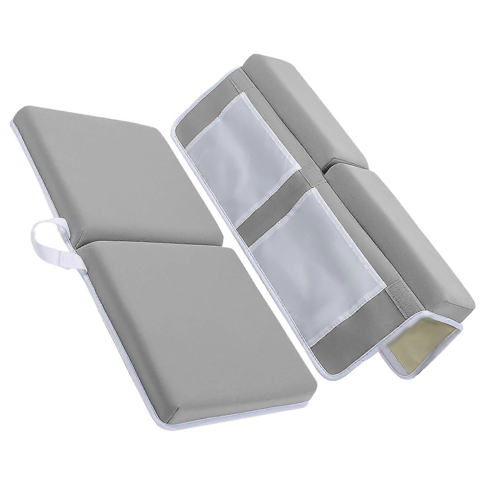 Multi Purpose Kneeling Mat with Suction Cup Technology Infant Bath Kneeler Tool for Baby Bathing Comfortable Cushion  Gray