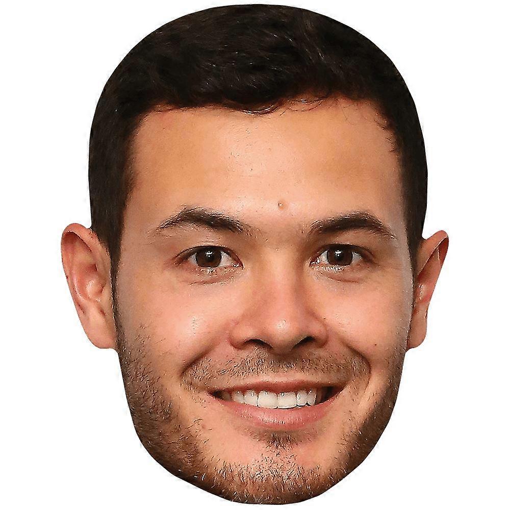 Kyle Larson (Smile) Big Head. Larger than life mask.