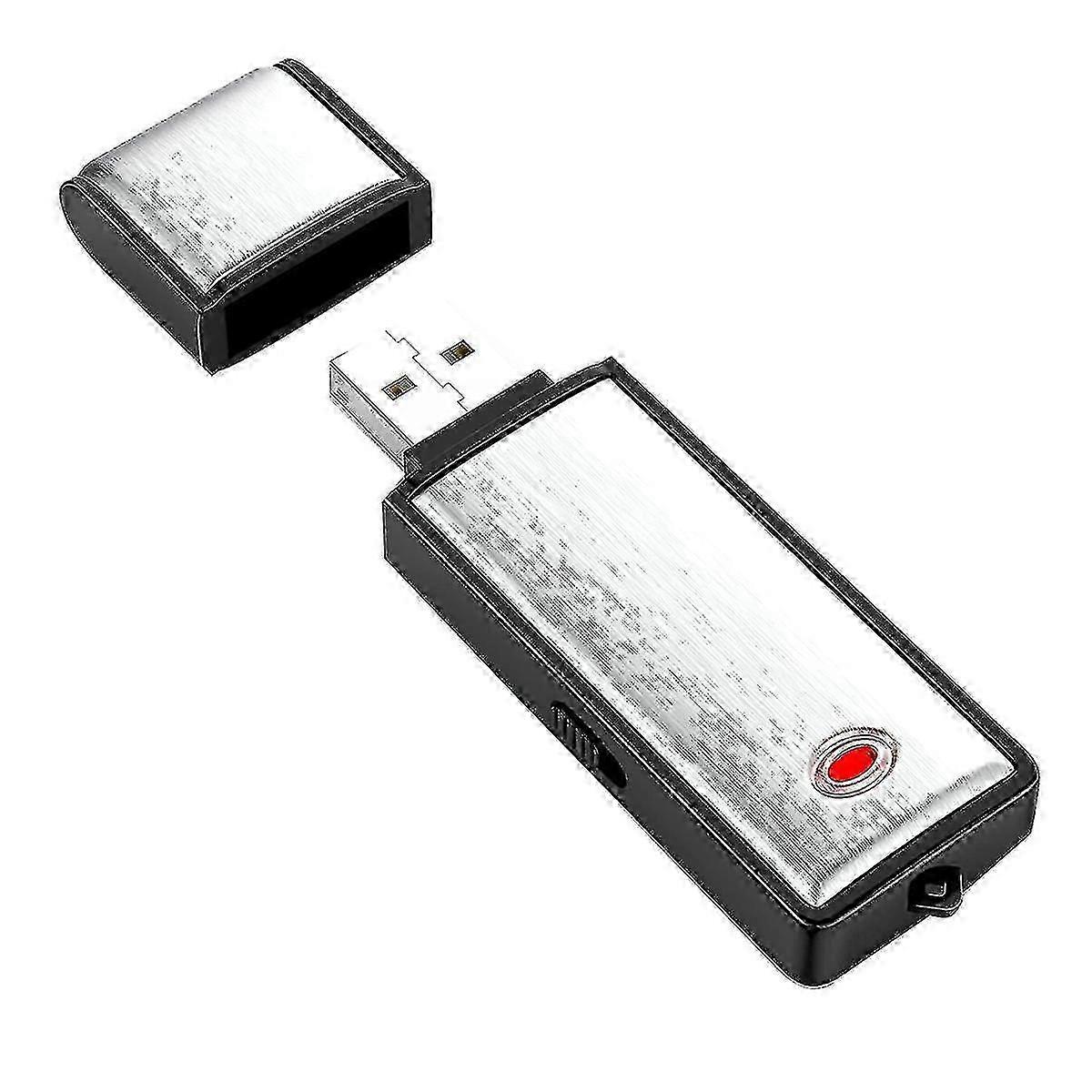 16gb Mini Voice Recorder, Noise Reduction Usb Digital Audio Recorder for Lecture,interview,meeting