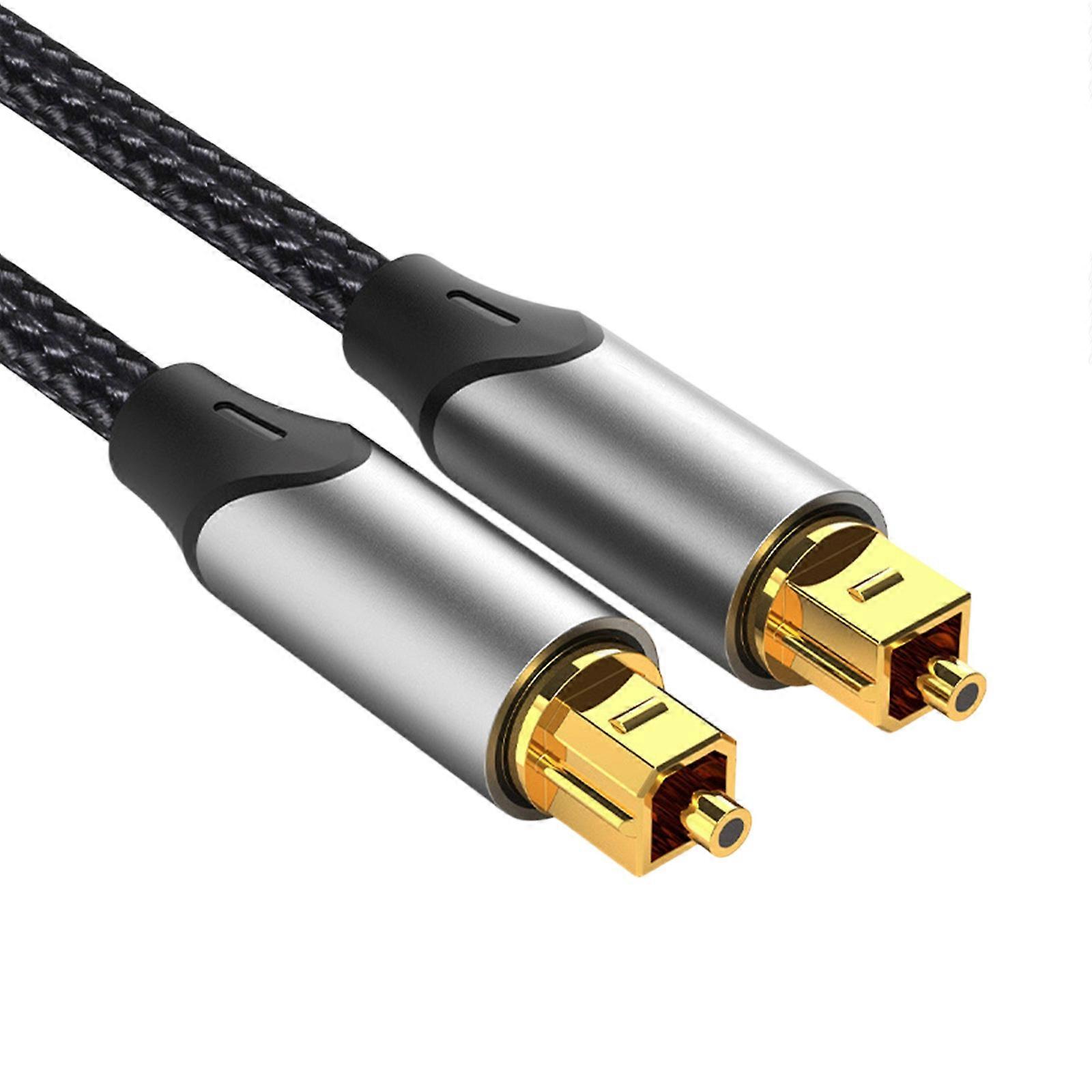 Fast speed Digital Optically Cable TOSLINK to 3.5mm Port Connection Gold Plated Plugs for Stable Sound Transmission Multicolor