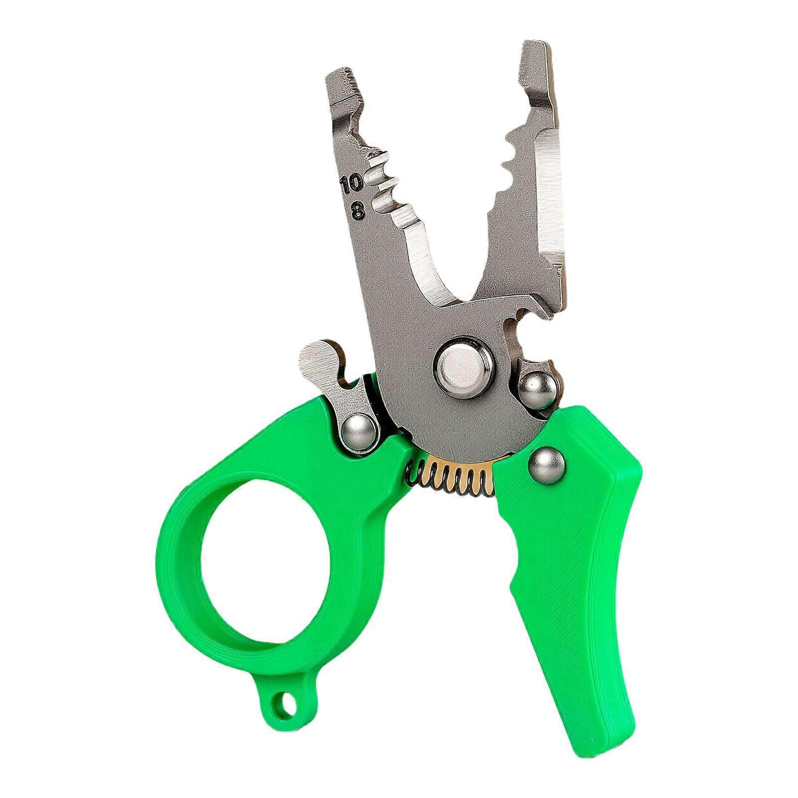 Multi Purpose Cable Cutter And Crimping Tool For Professionals With Corrosion Resistant Design Multicolor