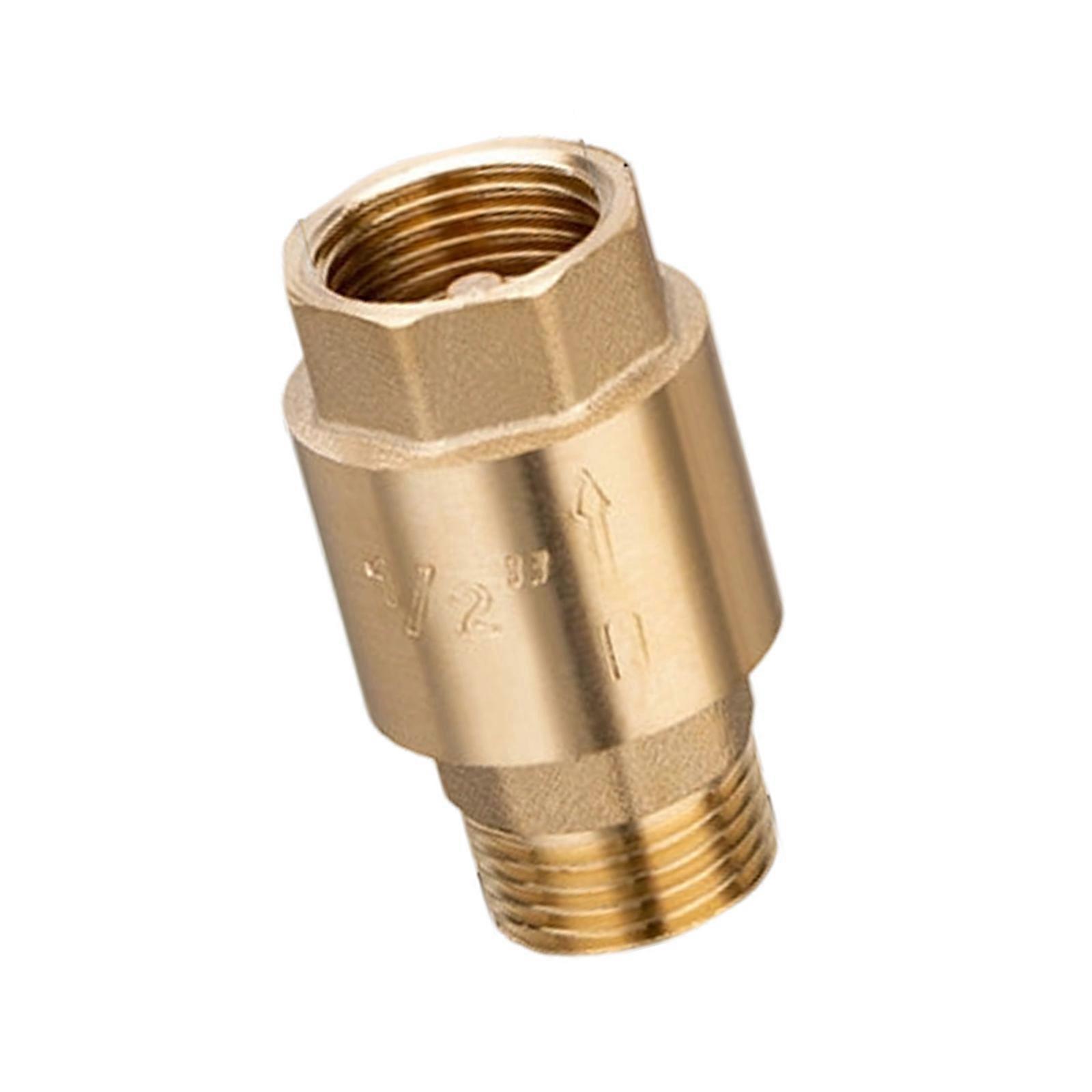 1/2inch Brass Backflow Preventer Reinforced Design Suitable For Plumbing And Pipe Configurations Multicolor