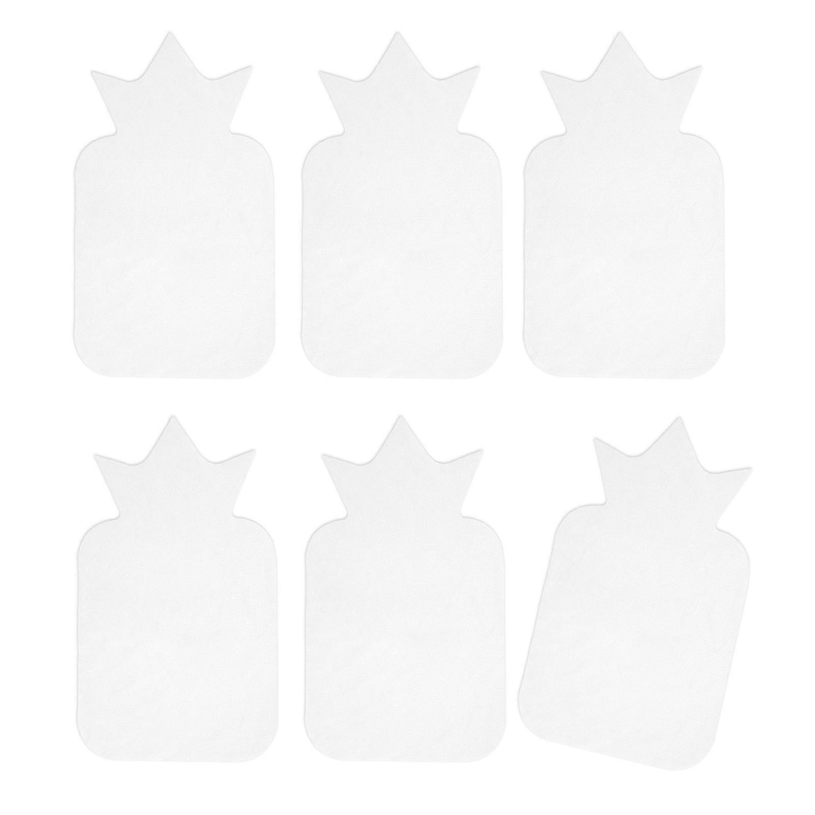 6 Pcs Back Sweat Pads Easily Absorb Sweat Stay Comfortable Crown Shape Back Absorbent Sheets for Sweating Kids Multicolor