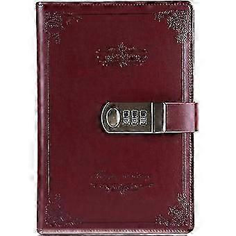 Locking Journal With Digital Lock Large Binder Notebook