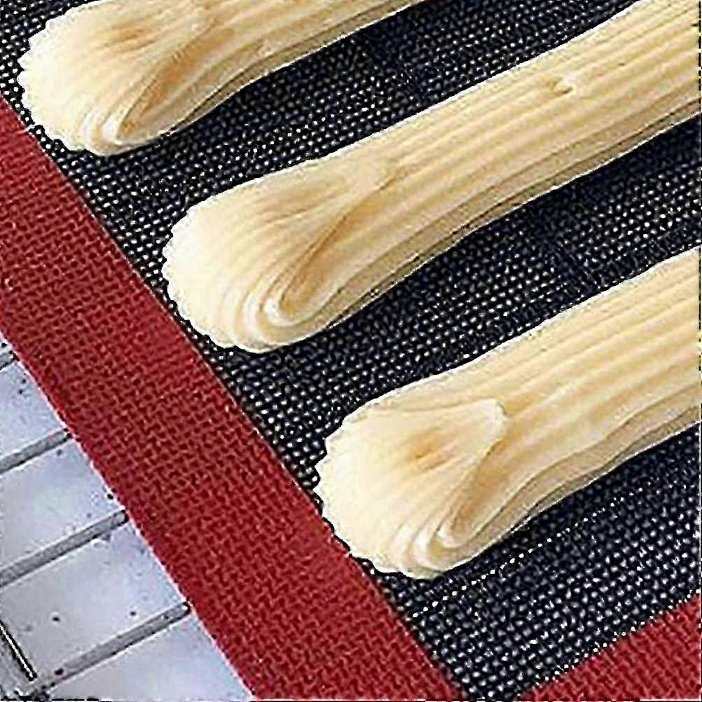 Eclair baking mat non-stick reusable perforated silicone oven sheet liner for baking bread pizza cookies