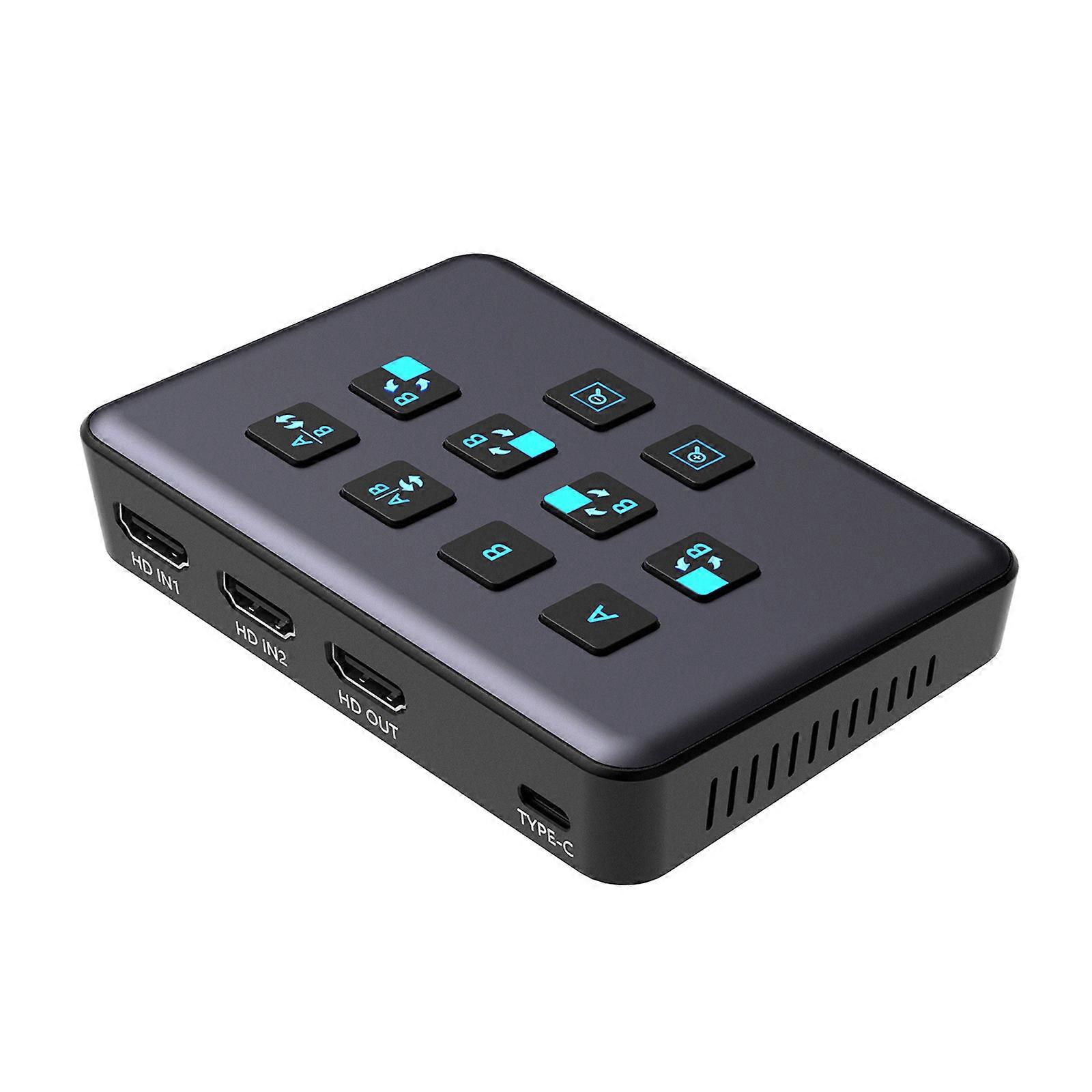 Two Channel USB3.0 Video Capture Card for Streaming and Recording with 1080p60fps Multicolor