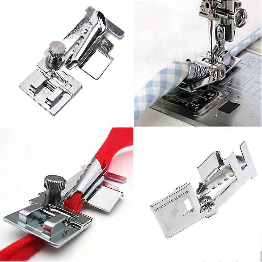 HM-9907 Domestic Multi-Function Machine ,Compatible With Brother,Janome,Singer,Feiyue Shell Hemmer Presser Foot,Metal Material