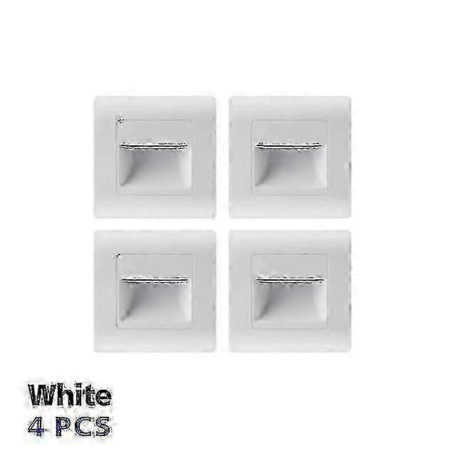 PIR Motion Sensor Recessed LED Wall Light AC85-265V Indoor Stair Corridor Step Lighting with Auto Detection
