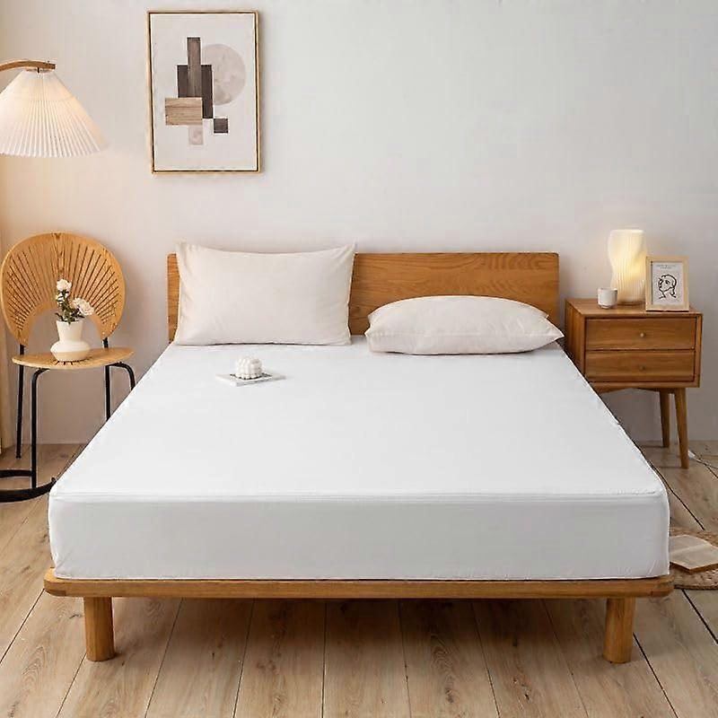 Waterproof Quilted Mattress Protector Double and King Size with 360° Zippered Encasement
