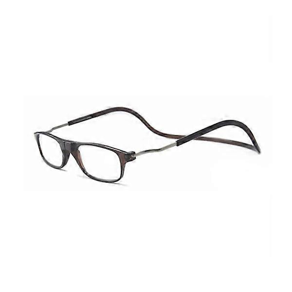 Practical Reading Glasses (Available in strength up to 4.0) MAGNET Brown 3.5