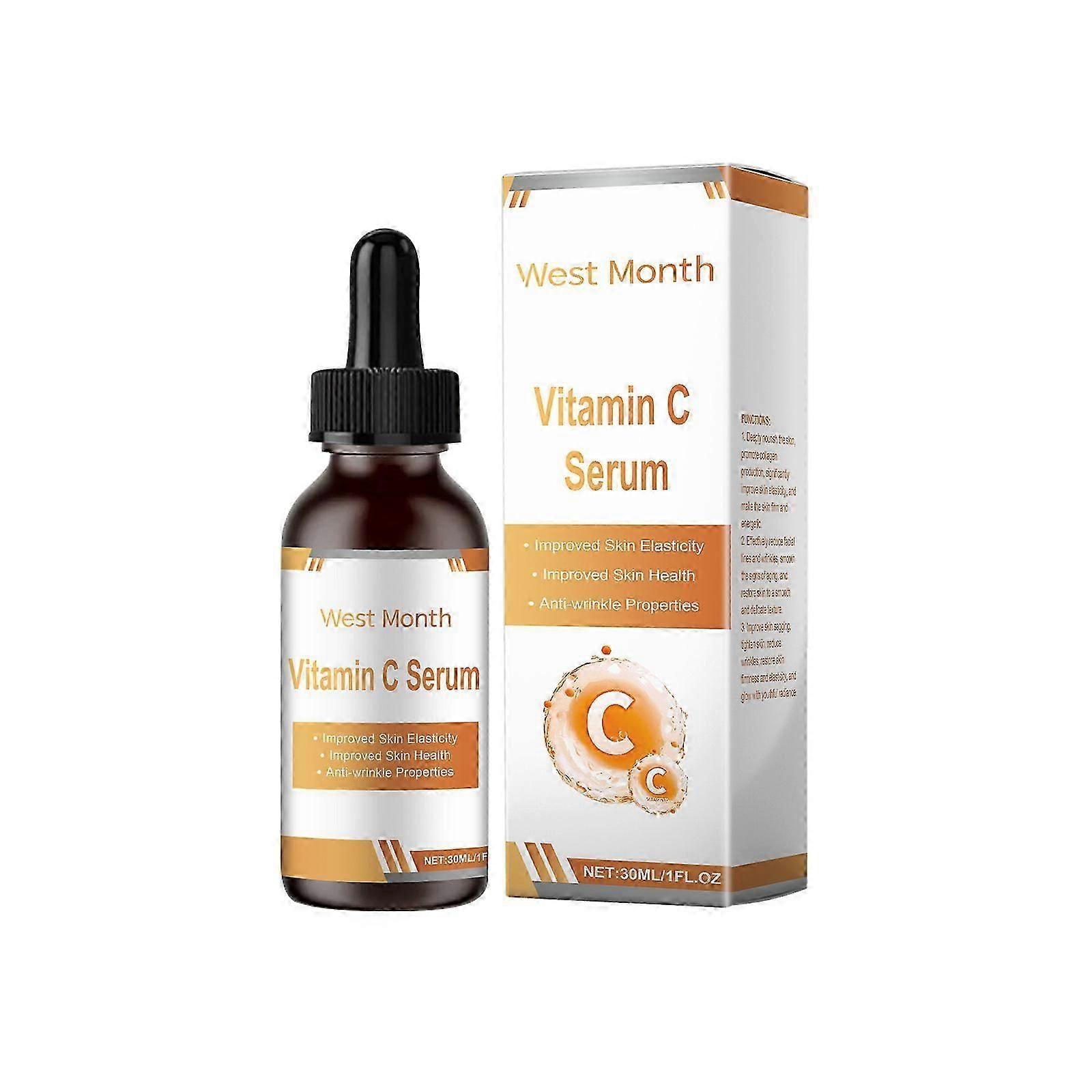 Anti-Aging Face Serum, 30ml, Vitamin C & E, Improves Skin Elasticity, Reduces Fine Lines