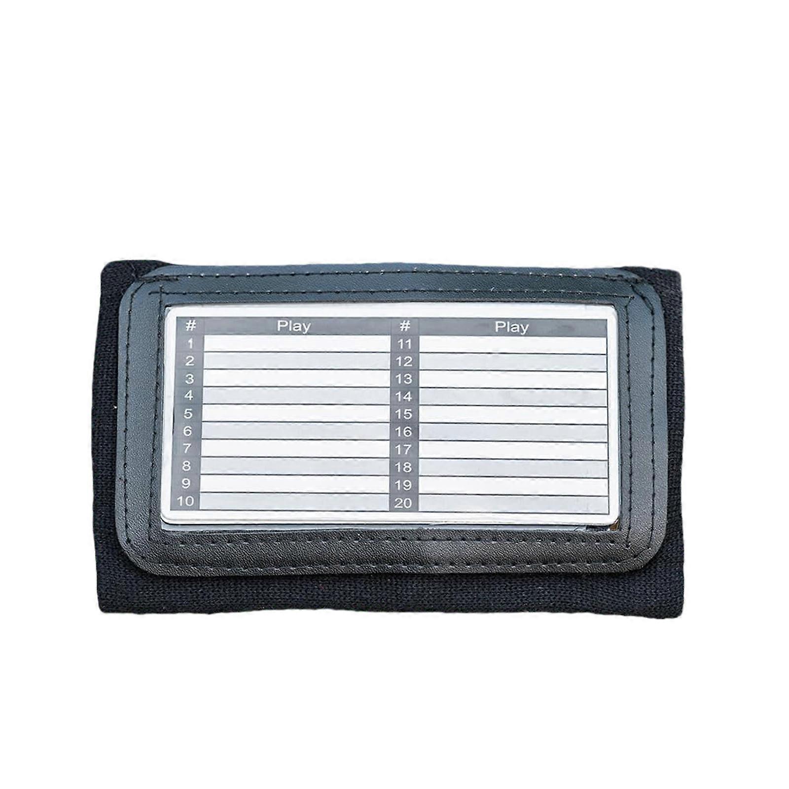 Portable Coaching Aid for Football with Wrist Mounted Tactic Board and Reusable Card Enabling Efficient Strategy Planning Multicolor