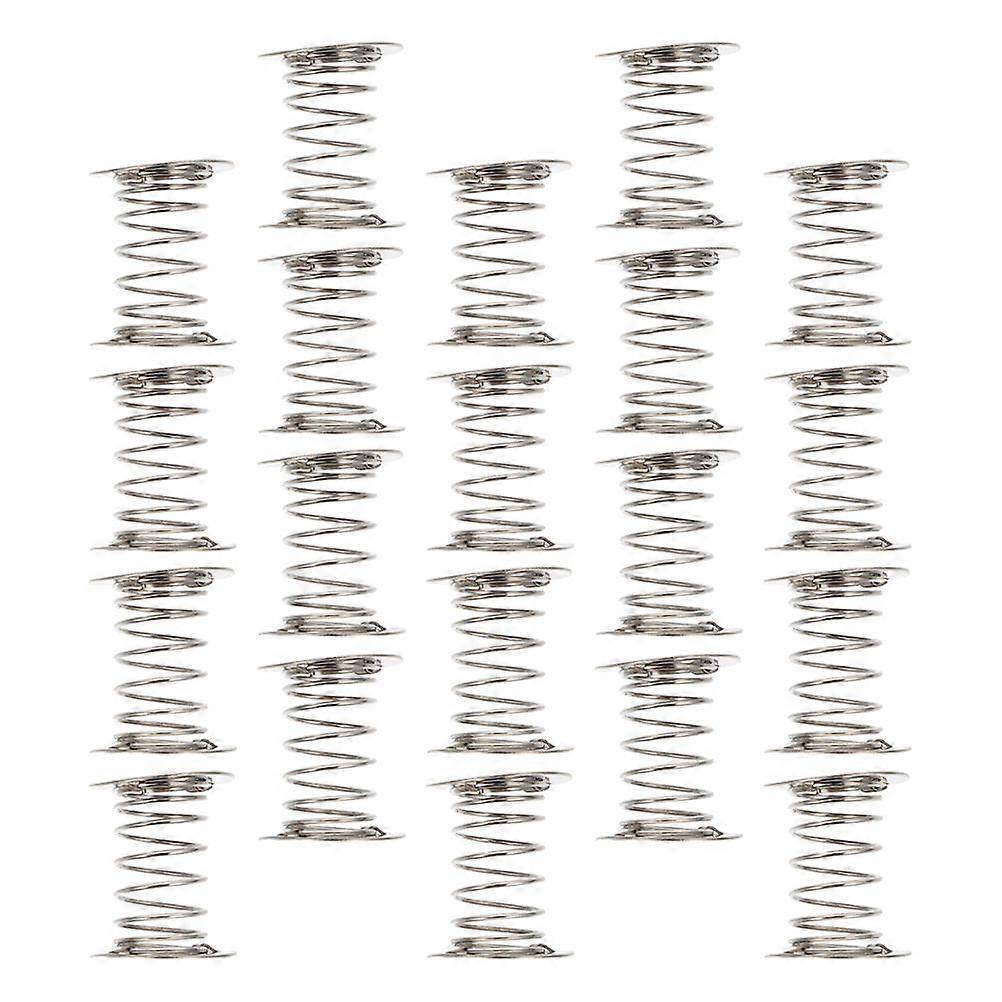 Shaking Dolls Spring Base for DIY Use with 20Pcs Durable Silver Spring Bases
