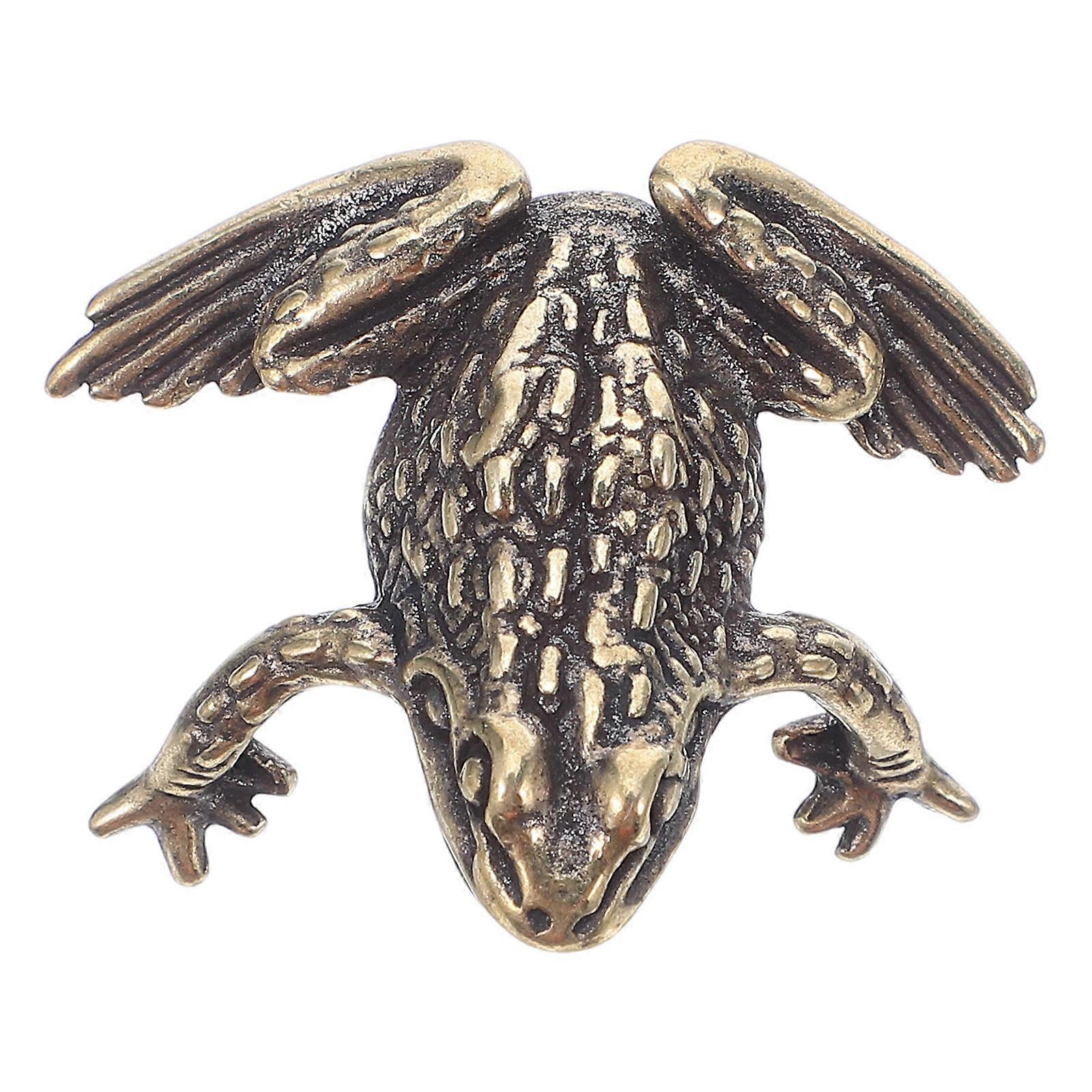 Ergonomic Brass Toad Cabinet Door Pulls for Home Brown