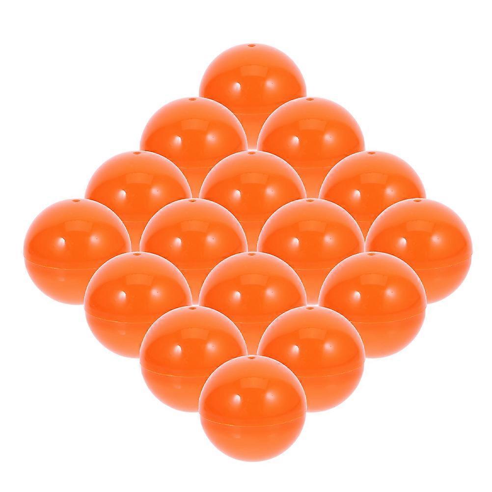 Orange Raffle Balls for Games 30Pcs Openable Plastic Balls