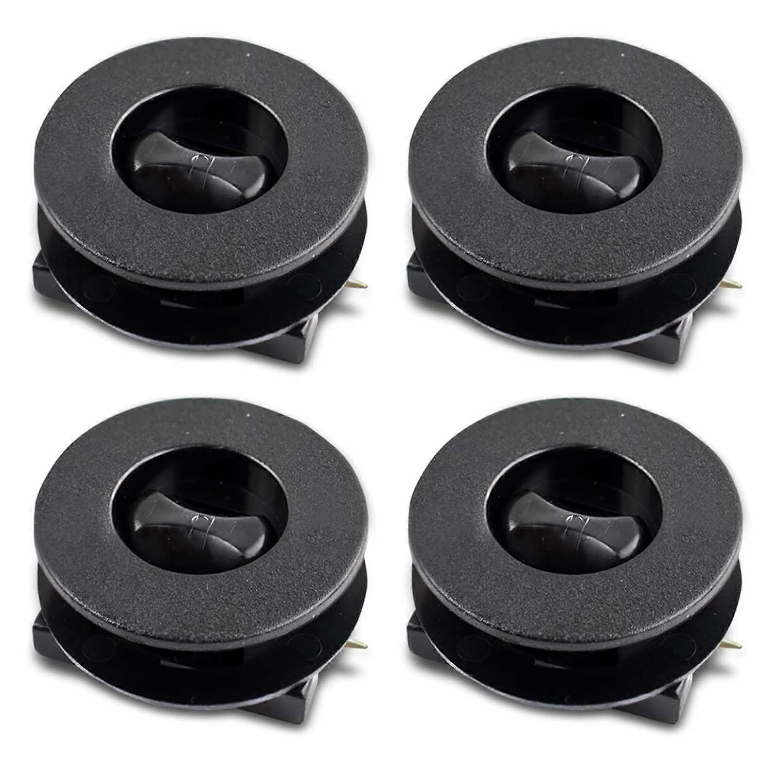 4PCS Car Floor Mat Clips AntiSlip Carpet Retainer Set Universal Secure Grip for Most Vehicles Black