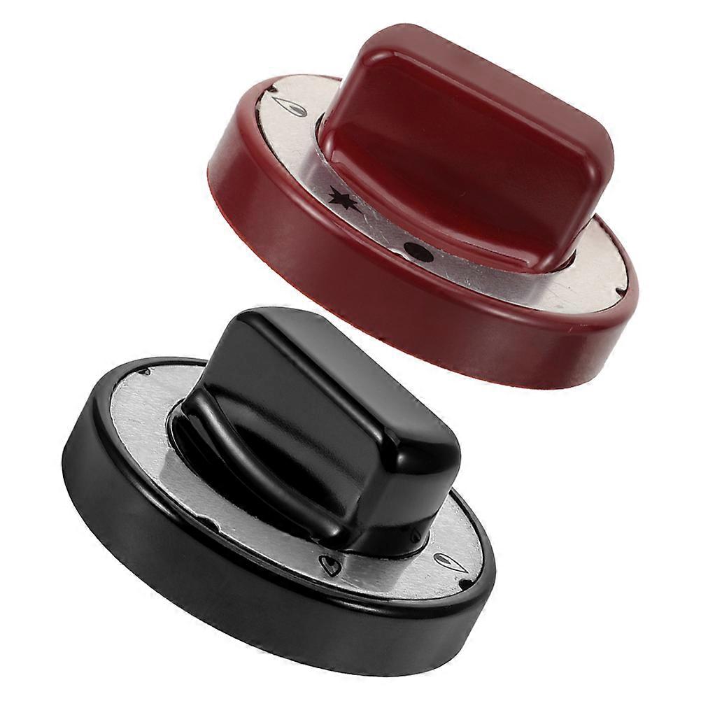 Commercial Cooktop Stove Knobs for Gas Range 2Pcs Durable ABS Plastic Controls