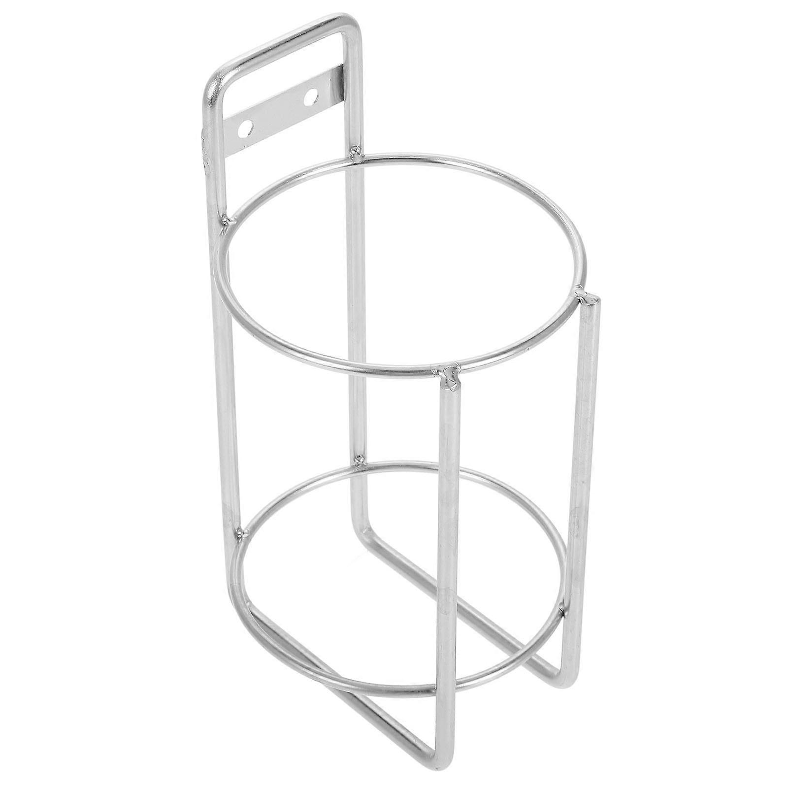 Wall Mounted Stainless Steel Cup Holder for Employee Workstations 2Pcs