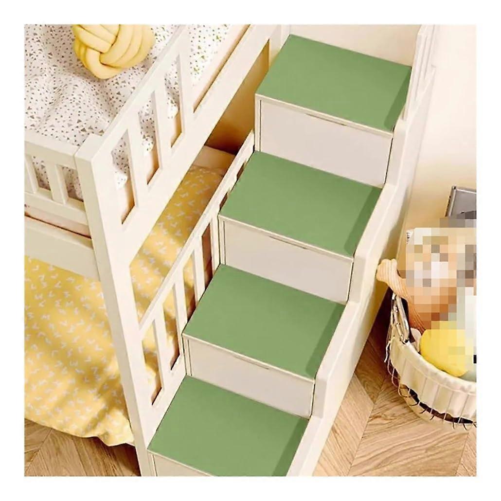 Set of 15 NonSlip Bunk Bed Stair Treads, Diatomaceous Earth Ladder Mats with Water Absorption Surface, Rubber Backing, 40x40cm