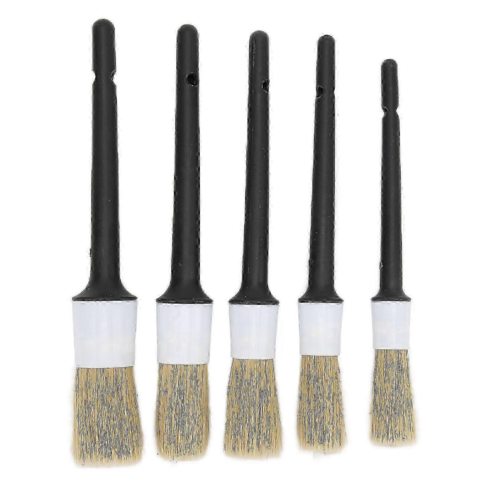 Auto detailing brush set Compatible car cleaning interior exterior engine exhaust