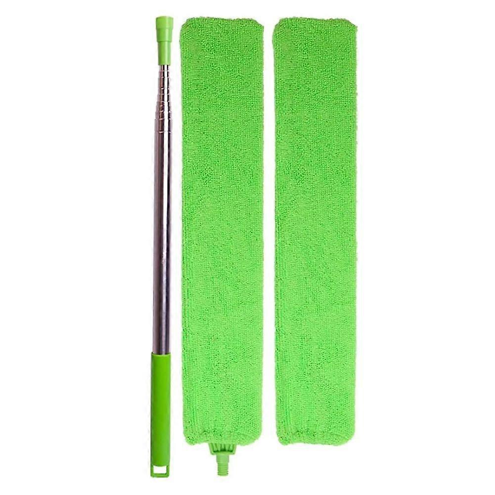 Retractable Gap Dust Cleaner for Under Appliances, Flat Duster with Telescopic Pole
