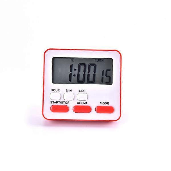 Digital Display Cooking Alarm Clock Kitchen Timer Red