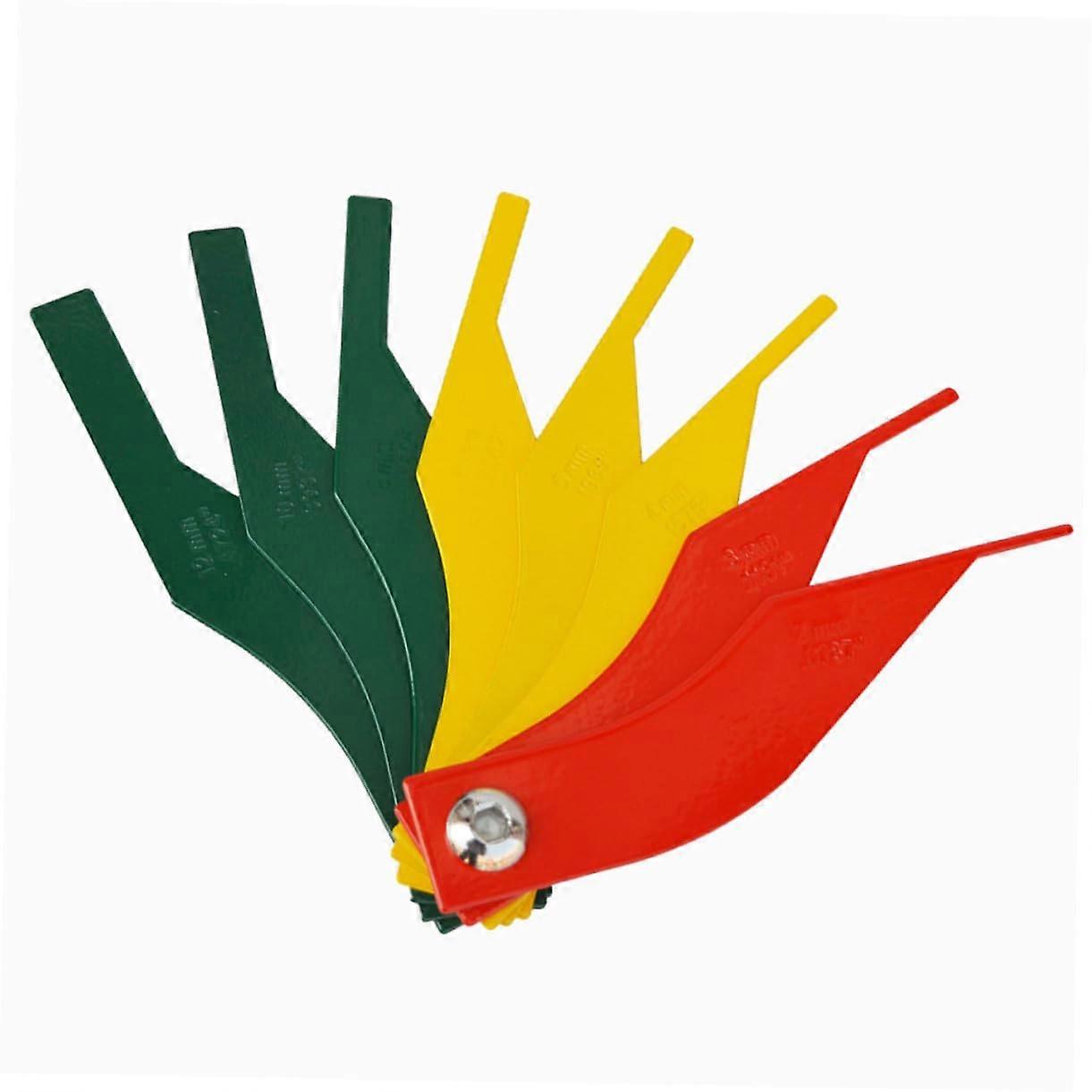 Brake Pad Gauge with EasytoRead Scale, Durable Metal Thickness Measuring Tool for Cars