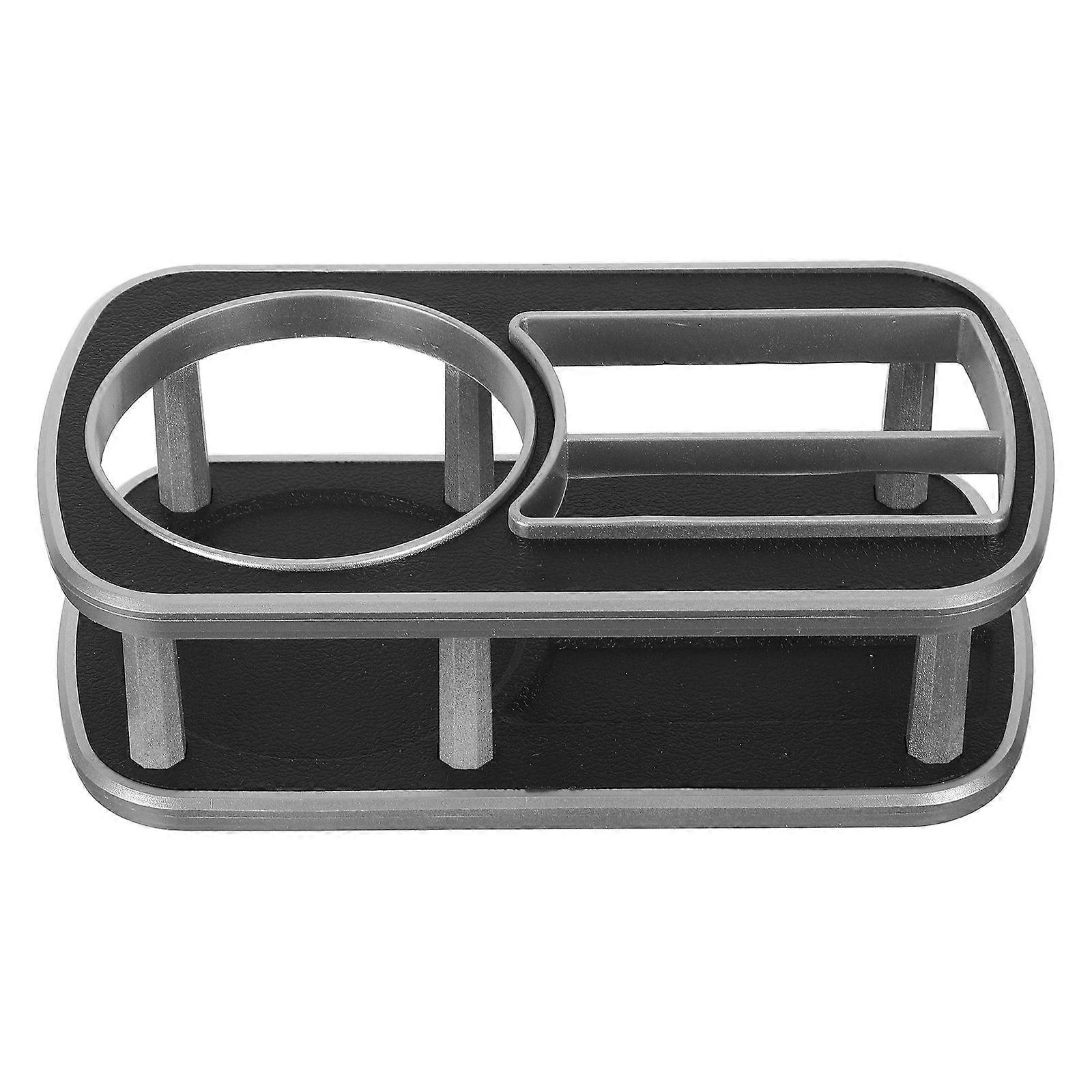 1Pc Multi-function Fixed Cup Holder Automobile Air Conditioning Outlet Water Drink Rack(Black)