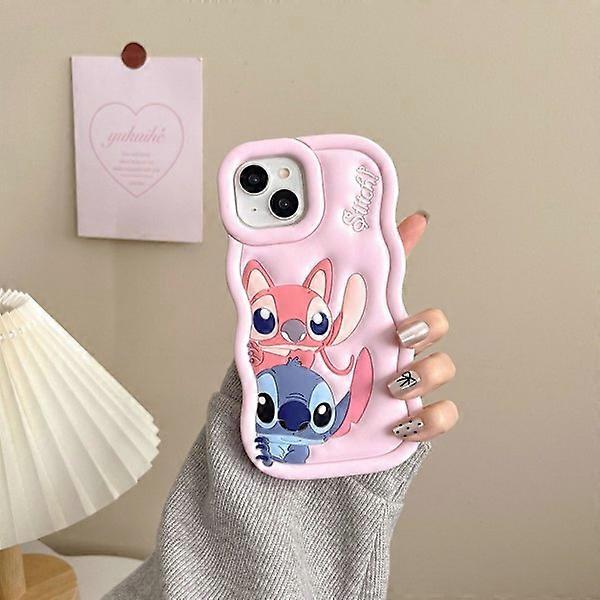 New Stitch Silicone Case - Compatible with iPhone Light pink Light pink compatible with iPhone 13